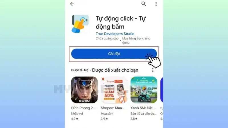 Tải ứng dụng Auto Click