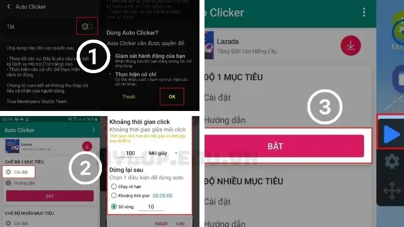 Hướng dẫn sử dụng Auto Click trên điện thoại Android