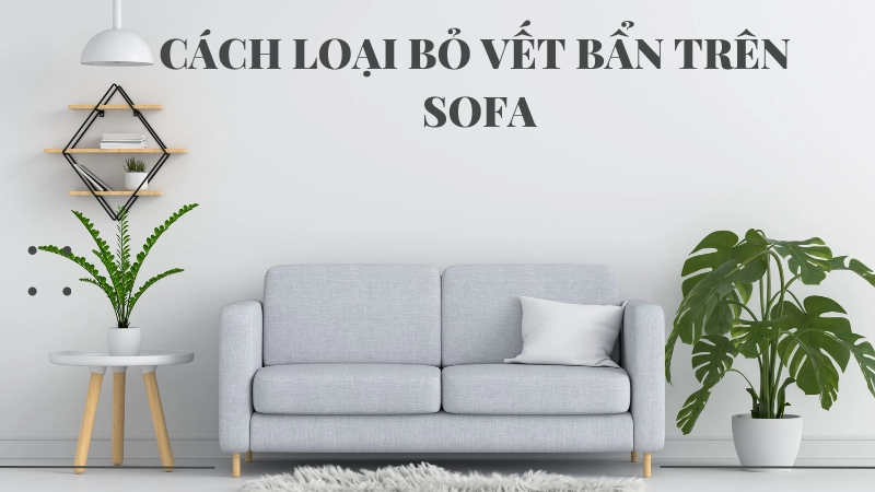 Xử lý vết bẩn ngay lập tức giúp quá trình làm sạch sofa dễ dàng hơn