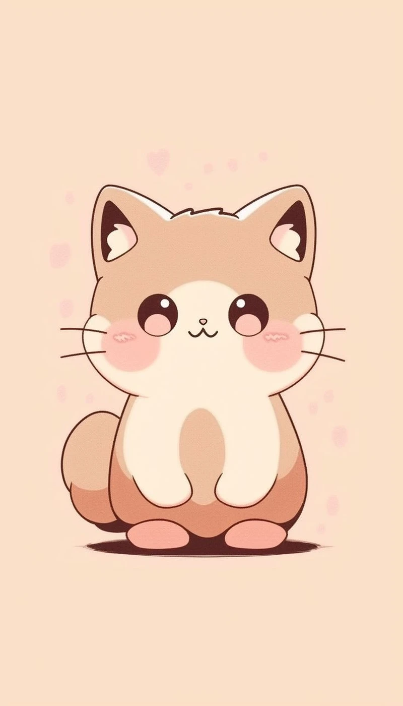 Đốn tim fan mèo với hình ảnh con mèo chibi cute