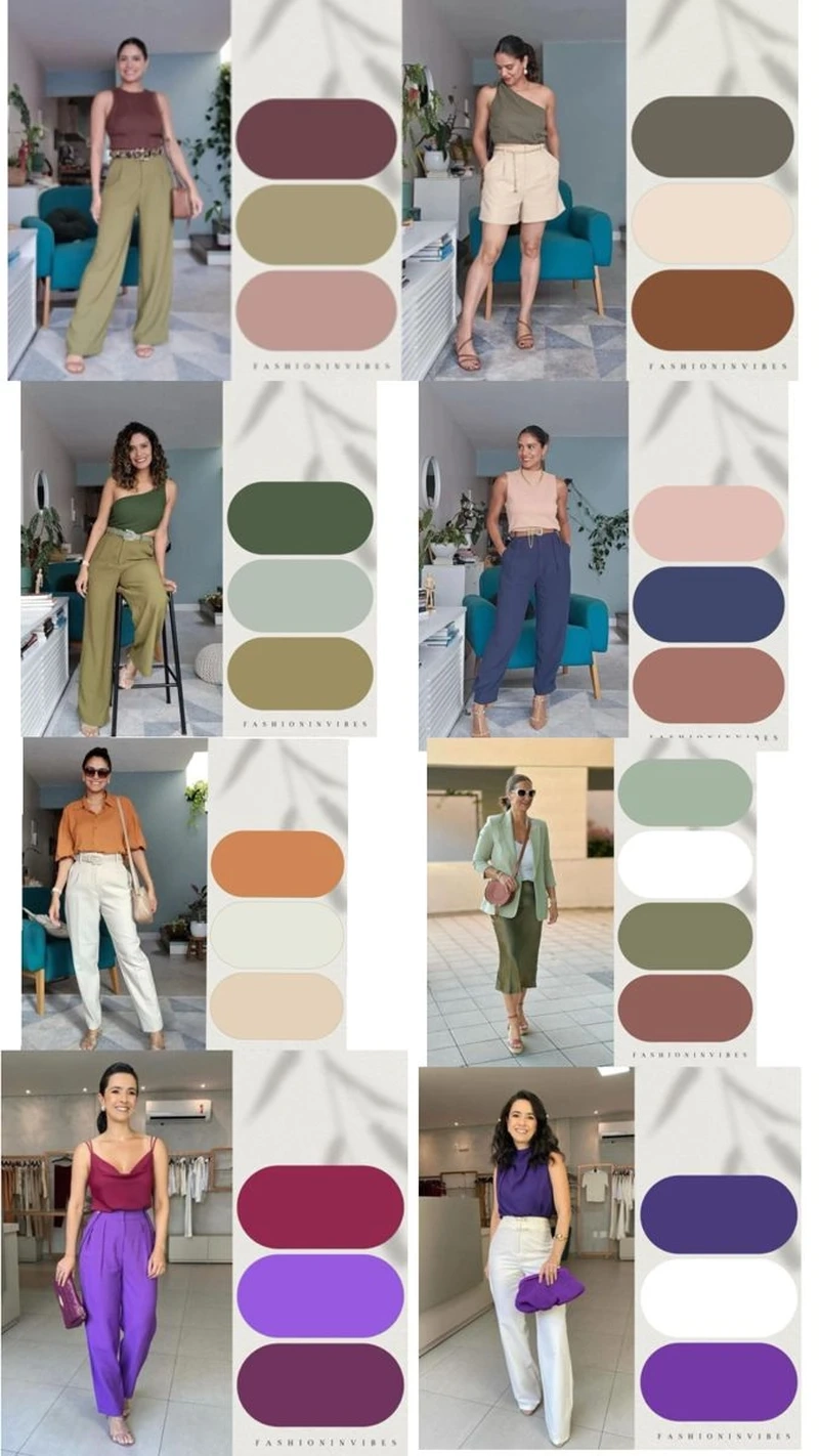 Bí quyết nguyên tắc phối màu quần áo nữ dễ mặc dễ đẹp