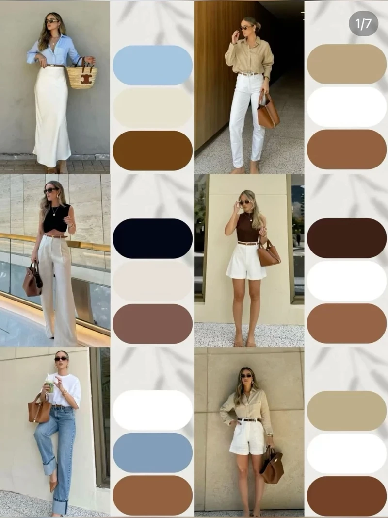 Cách chọn đồ theo quy tắc phối màu quần áo theo tông da